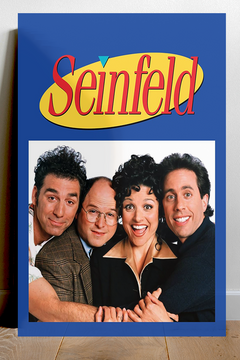 Seinfeld Jason Alexander Kramer Michael Richards Gloss Poster | TV Show Memorabilia Wall Art Print | Festivus Gift Idea for Fans