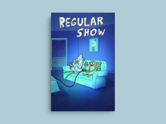 Regular Show Canvas Print | Mordecai and Rigby | TV Show Art Decor