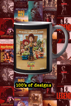 Toy Story 3 11oz Mug featuring Buzz Lightyear | Film Memorabilia | Woody | Retro Design | Movie Poster Art | Collector's Item