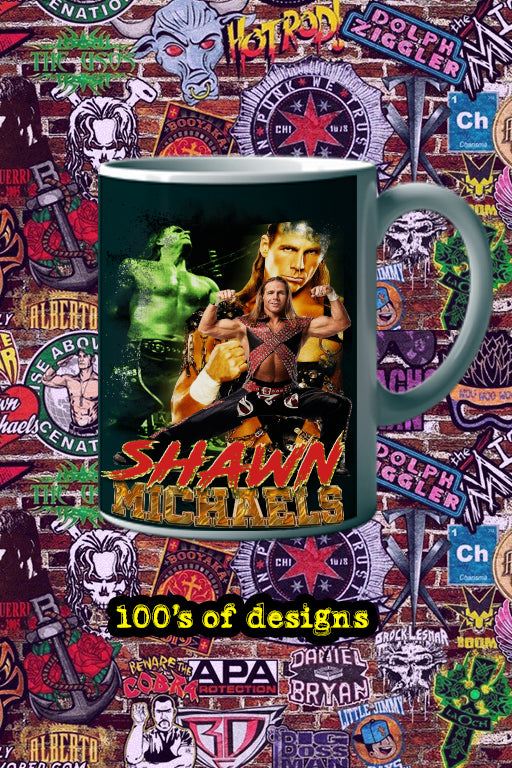 Shawn Michaels 11oz Mug featuring Pro Wrestling | WWE Legend Design
