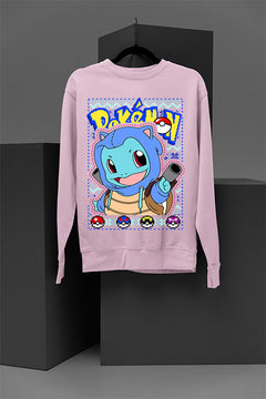 UGLY Christmas Squirtle Pokemon Sweatshirt | Festive Ugly Design | Retro Nostalg