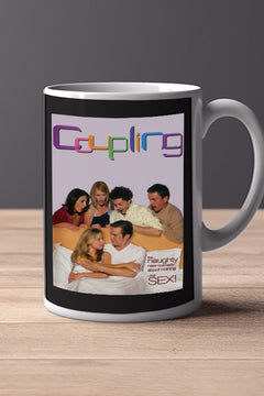 Coupling 11oz Mug | TV Show Merchandise | British Sitcom Design | Comedy Series | Retro Poster Design | Ideal Gift