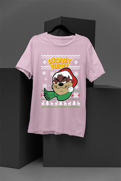 UGLY Taz Tasmanian Devil Christmas T-Shirt | Looney Tunes | Vintage |