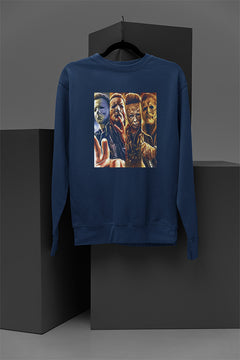Horror | Michael Myers Cozy Pullover Sweatshirt | Warm Halloween Fashion