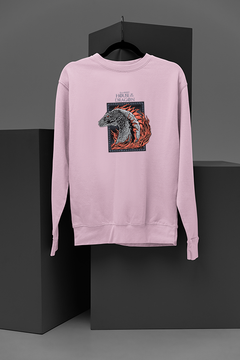 House of The Dragon | Flaming Dragon Emblem Sweatshirt - Game of Thrones Inspired Stylish Apparel | Trendy House of The Dragon Merchandise | Game of Thrones Fan Gear for Fashion-Forward Fans