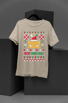 UGLY Meh! Christmas Cat | Vintage Christmas | Retro Era | Festive Feline | Quir