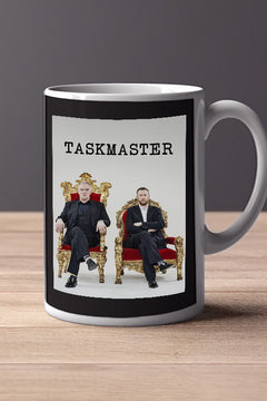 Taskmaster 11oz Mug featuring Greg Davies | Alex Horne | TV Show Taskmaster Design