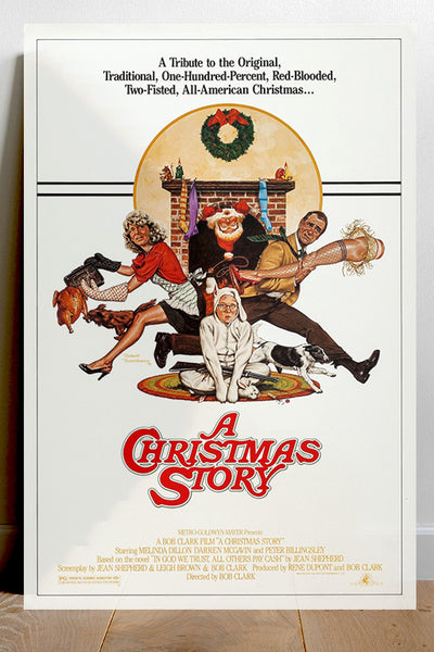 A Christmas Story Peter Billingsley Glossy Movie Poster | Retro Film Art Print | Classic Holiday Cinema Decor | Ralphie Xmas Wall Art | Vintage Christmas Film Poster