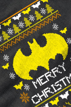 UGLY Gotham Christmas T-Shirt | Batman Holiday Fun | Vintage Era Bat Style | Dark Knight Xmas