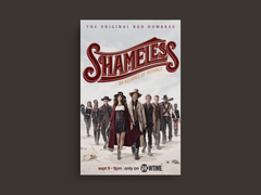 Shameless USA Canvas Print featuring William H. Macy | Emmy Rossum | TV Show Art Decor