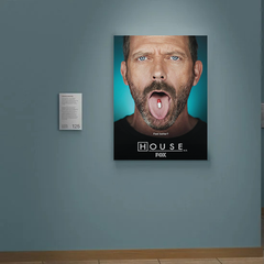 House M.D Canvas Print | Dr. Gregory House | TV Show House M.D Art | Hugh Laurie Poster