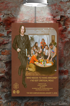 Critical Role | Premium Gloss Poster featuring Matthew Mercer | TV Show Memorabiliaautorelease