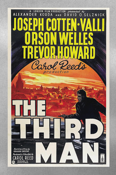 The Third Man Orson Welles | Film Noir Gloss Poster | Classic Cinema Wall Art