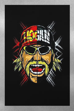 HULK HOGAN – Classic vs nWo 24x36 Inch Gloss Poster | Wrestling Icon Wall Art | Vintage WWF/WCW Tribute