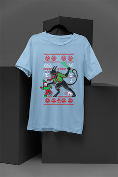 UGLY Krampus Christmas Shirt - Vintage Era Horror | Festive Ugly Design | Retro Demon of