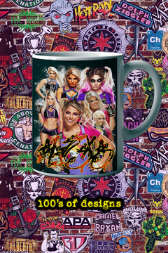 Alexa Bliss 11oz Mug | Pro Wrestling | WWE Diva | Fan Merchandise | Ceramic Cup | Wrestling Gift