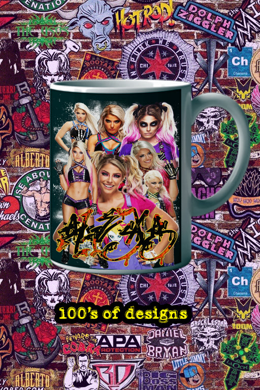 Alexa Bliss 11oz Mug | Pro Wrestling | WWE Diva | Fan Merchandise | Ceramic Cup | Wrestling Gift