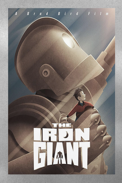 The Iron Giant Vin Diesel Gloss Poster | Film Memorabilia | Sci-Fi Wall Art | Fan Gift