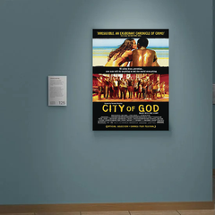 City of God Canvas Print | Film Art | Cinematic Wall Decor | Drama Movie Poster | 18x24 Print | Crime Thriller Art | Modern Home Decor | Brazilian Film Poster