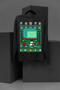 UGLY Beemo Christmas Sweatshirt | Retro Coolness | Iconic Cartoon Character | Nostal
