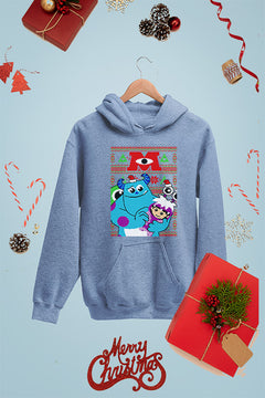 KIDS UGLY Monster Inc Christmas: Festive Festivities | Kids Christmas Ugly Design Hood
