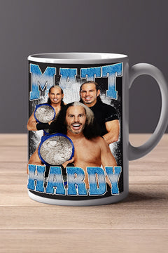 Matt Hardy 11oz Mug Pro Wrestling Image | Collectible | WWE Wrestler Design