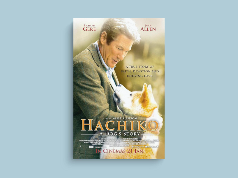 Hachiko Canvas Print | Heartwarming Film | Richard Gere Design