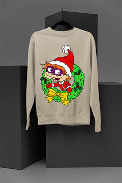 UGLY Retro Rugrats Chuckie Christmas Sweatshirt | 90s Cartoon Character | Vintage Ugly