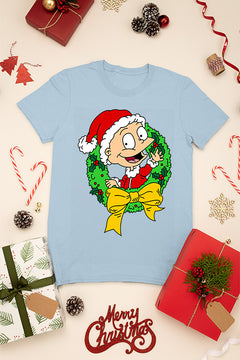 KIDS UGLY Rugrats Tommy Christmas Tee | 90s Cartoon Kids Shirt | Festive