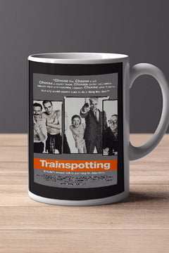 Trainspotting 11oz Mug Ewan McGregor Film Memorabilia Poster Art | Movie Collectible Gift Item for Fans