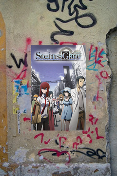 Steins;Gate Premium Gloss Poster Okabe Rintarou | Anime TV Show Wall Art Decoration Design | Cool Sci-Fi Retro Japanese Merchandise Home Decor