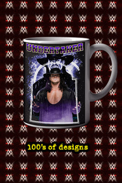 Undertaker 11oz Mug | Pro Wrestling | Undertaker Design | Collector's Item