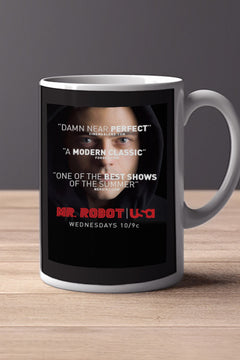 Mr. Robot 11oz Mug | Rami Malek | TV Show Fan Gift | Mr. Robot Design