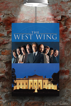 The West Wing Bartlet Sheen Premium Gloss Poster | TV Show Design | Unique Wall Decor | Vintage Poster | Political Drama Art