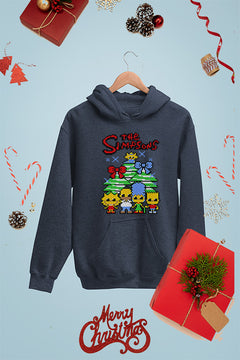 KIDS UGLY: The Simpsons Retro Christmas | Vintage Cartoon Hoodie | Kids Ugly Swe