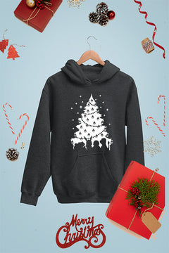 KIDS UGLY Pikachu Pokemon Christmas Tree | Kids Christmas Ugly Design Hoodie | 90