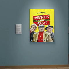 Only Fools and Horses Canvas Print Rodney Trotter Del Boy Plonker Del Boy Art Decor TV Show UK Comedy Print Poster | David Jason Nicholas Lyndhurst Iconic Wall Art