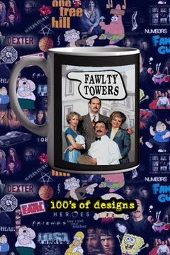 Fawlty Towers 11oz Mug | Fawlty Towers Poster Design | John Cleese Gift | TV Show Fan Mug