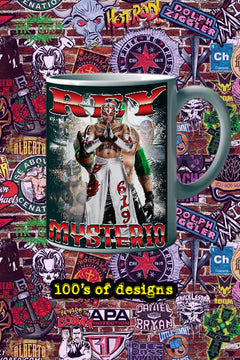Rey Mysterio 11oz Mug | Pro Wrestling | Rey Mysterio Design