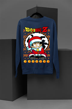 UGLY Dragon Ball Z Goku Christmas Chaos Sweatshirt | Ugly Christmas Sweater | Anime Xmas