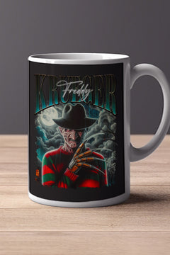 Halloween Freddy Krueger 11oz Mug | Horror Film Fan Gift | Scary Movie Coffee Cup | Nightmare on Elm Street Merchandise