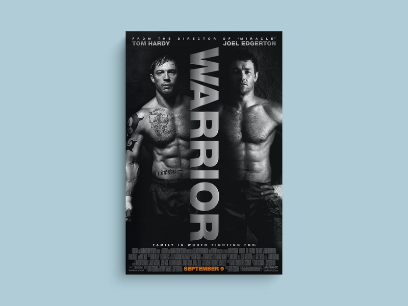 Warrior Canvas Print | Tom Hardy | Film Home Decor | MMA Fighter Art