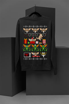 UGLY Gizmo from the Gremlins Christmas Chaos Sweatshirt | 80s Icon | Retro