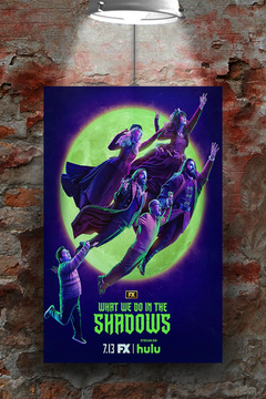 What We Do in the Shadows: Jemaine Clement Gloss Poster | Vampire TV Show Design