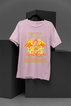 UGLY Retro Queen Band Logo Christmas T-Shirt | Vintage 70s Glam Rock | Bohemian