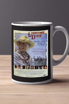 Lonesome Dove 11oz Mug featuring Robert Duvall and Tommy Lee Jones | Western TV Show Design