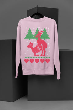 UGLY Twisted Tale of Two Deers Christmas Masting | Vintage Christmas | Nostalgic