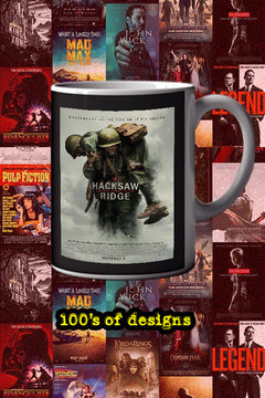 Hacksaw Ridge 11oz Mug Poster Design | Film Memorabilia | Andrew Garfield