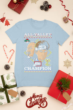 KIDS UGLY Vintage Karate Kid Miyagi Daniel All Valley Championship Logo T-shirt | Retro