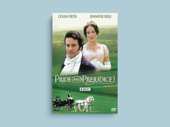 Pride and Prejudice Canvas Print | Darcy and Elizabeth | TV Show Design